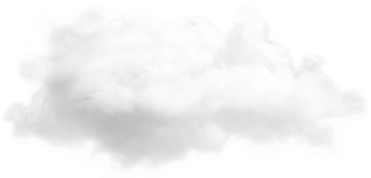 Fluffy white cloud resting against a transparent background, illustrating a peaceful, serene sky element for design or educational content.